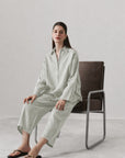 HALF PLACKET SHIRT 100% LINEN