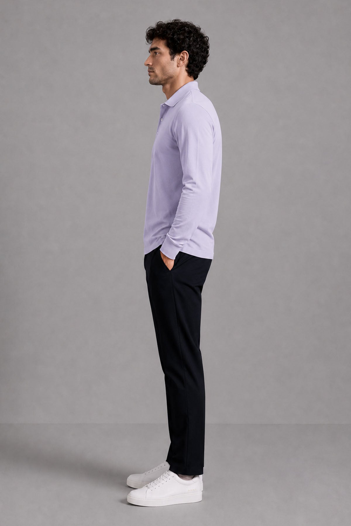 FULL SLEEVE SUPIMA POLO T-SHIRT
