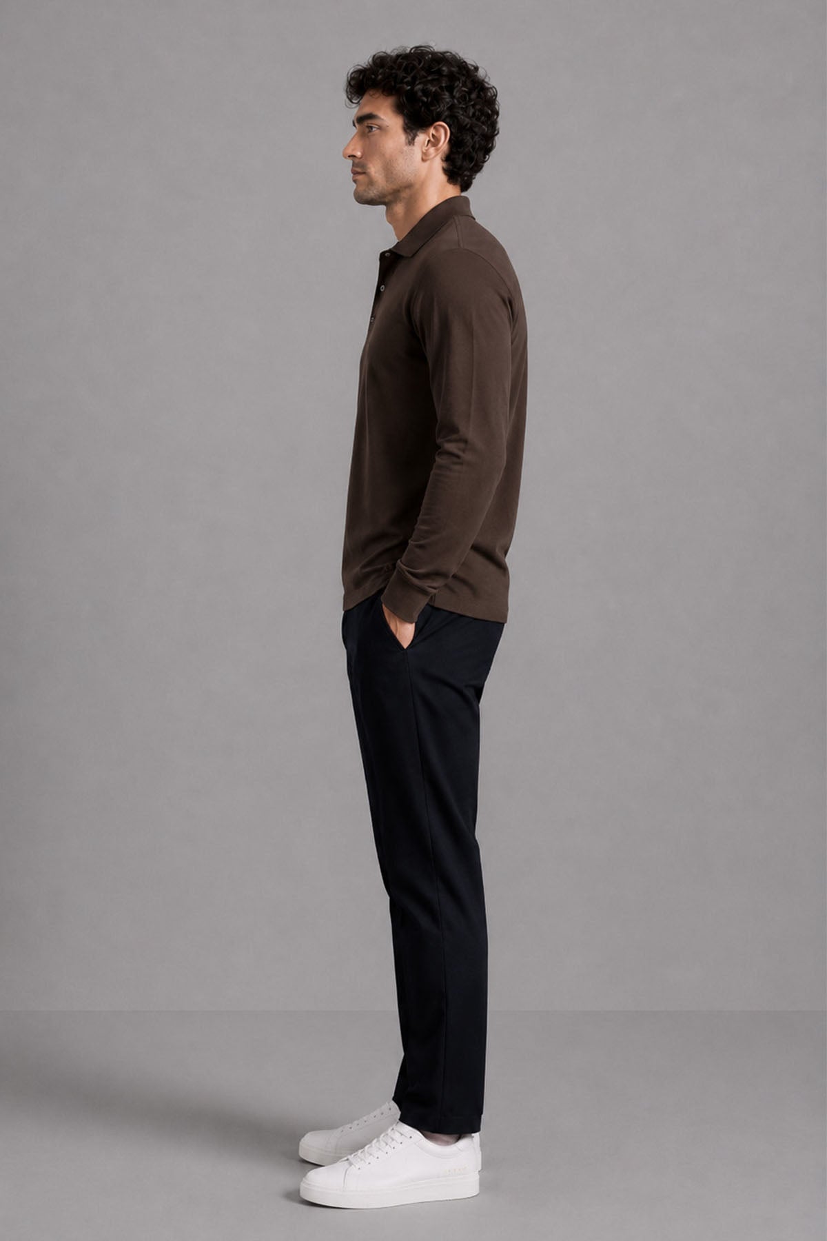 FULL SLEEVE SUPIMA POLO T-SHIRT