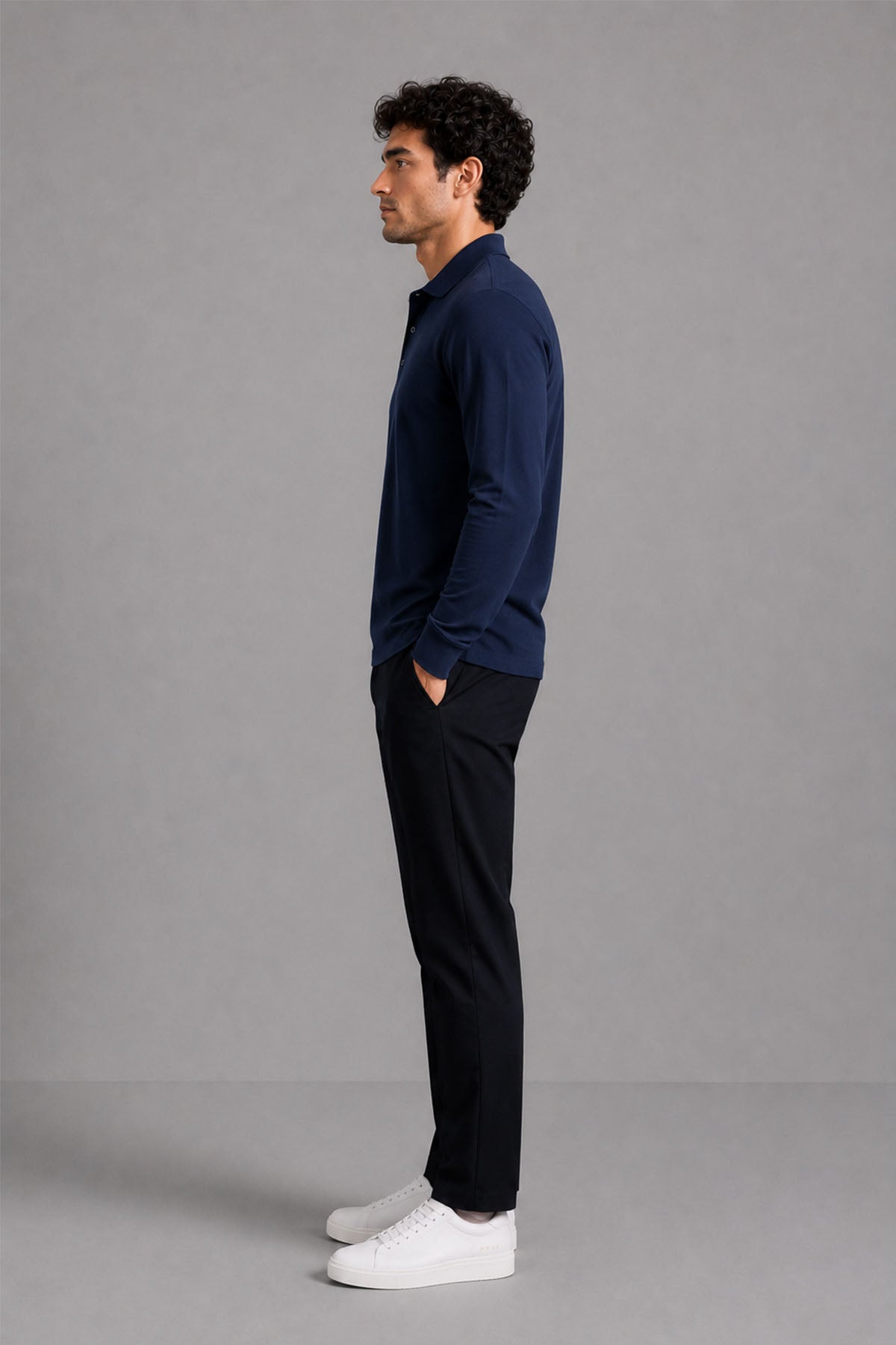 FULL SLEEVE SUPIMA POLO T-SHIRT