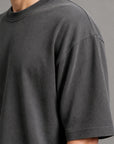 MEN OVERSIZED DOUBLE KNIT T-SHIRT