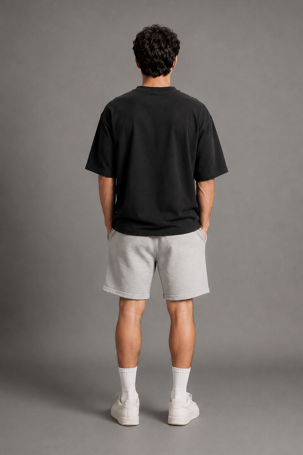 MEN OVERSIZED DOUBLE KNIT T-SHIRT