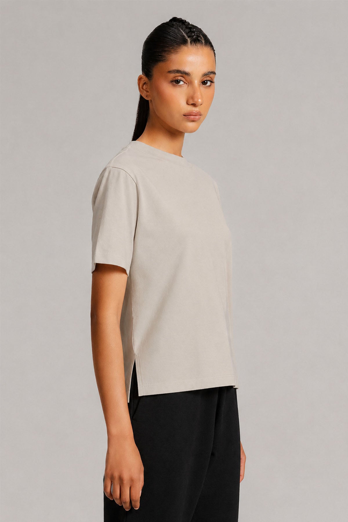 CROPPED T-SHIRT SUMPIMA COTTON