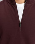 MEN QUARTER ZIP-DOUBLE KNIT