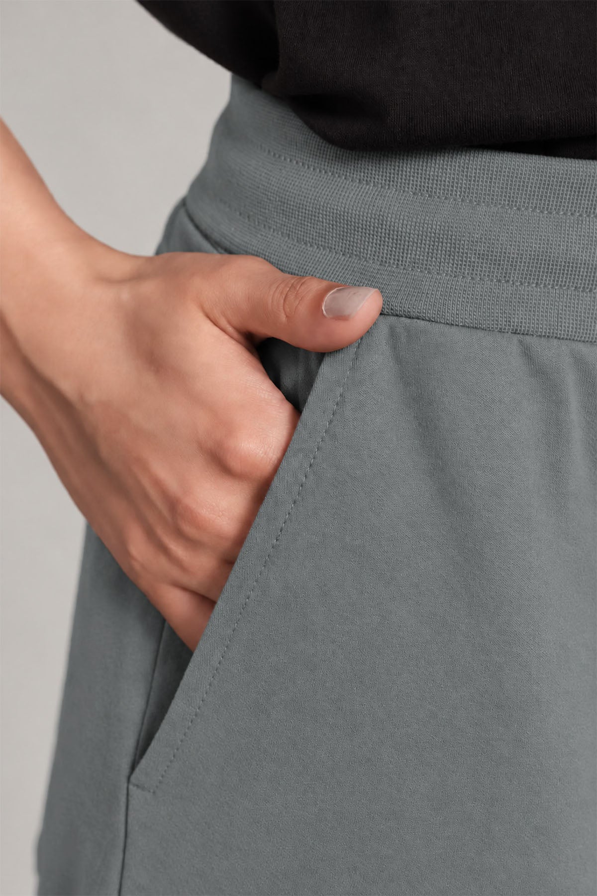 MOVE WIDE TROUSERS-DOUBLE KNIT