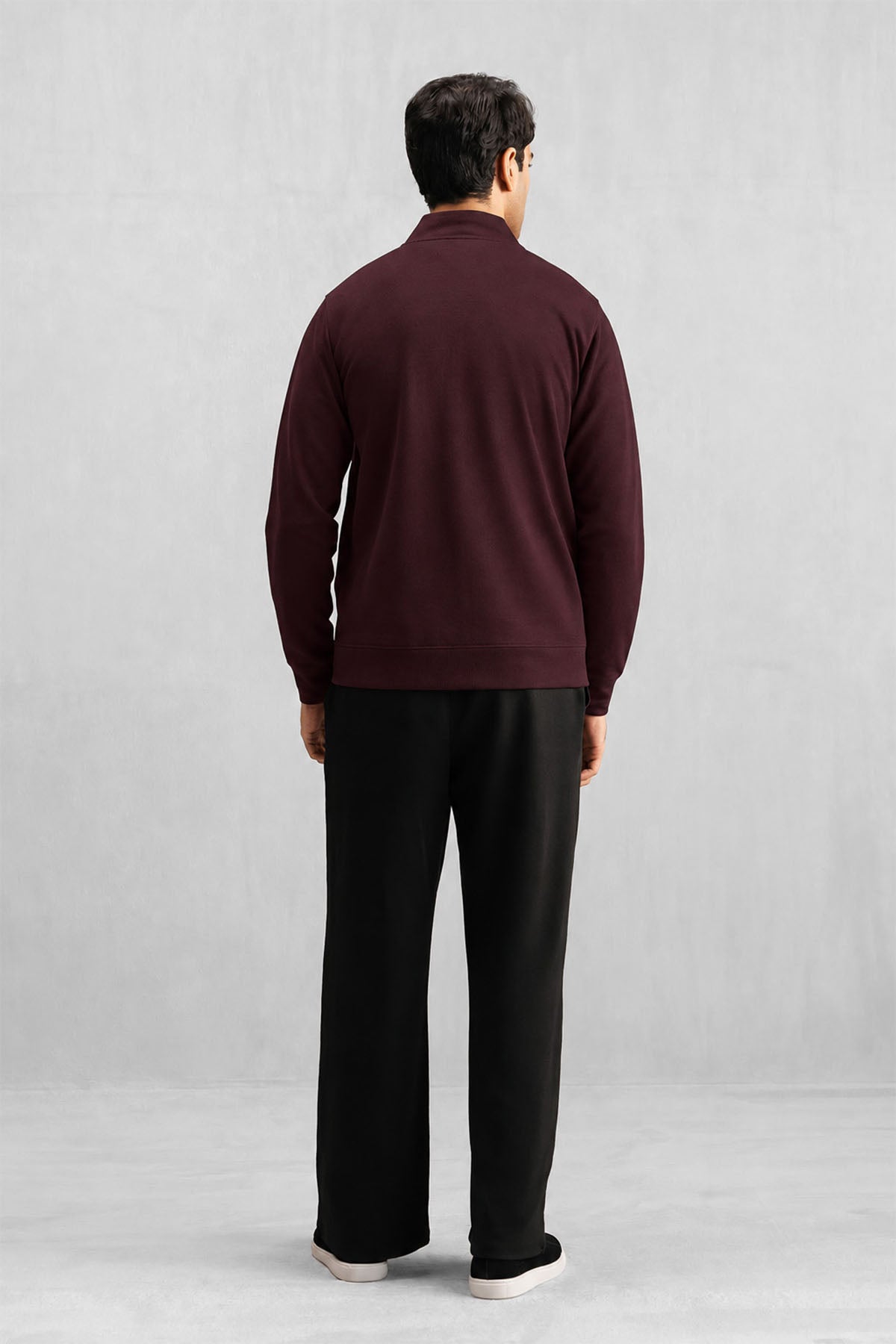 ZIPPER JACKET-DOUBLE KNIT
