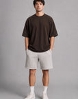 MEN OVERSIZED DOUBLE KNIT T-SHIRT