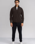 MEN QUARTER ZIP-DOUBLE KNIT