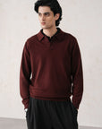 REFINED POLO SWEATER