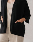 LIGHTWEIGHT OPEN CARDIGAN