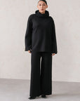 COWL NECK KNIT SET