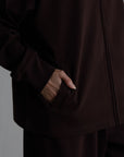 MOCK NECK ZIPPER -DOUBLE KNIT