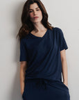 WOMEN V-NECK NIGHTSUIT CLOUDLUX