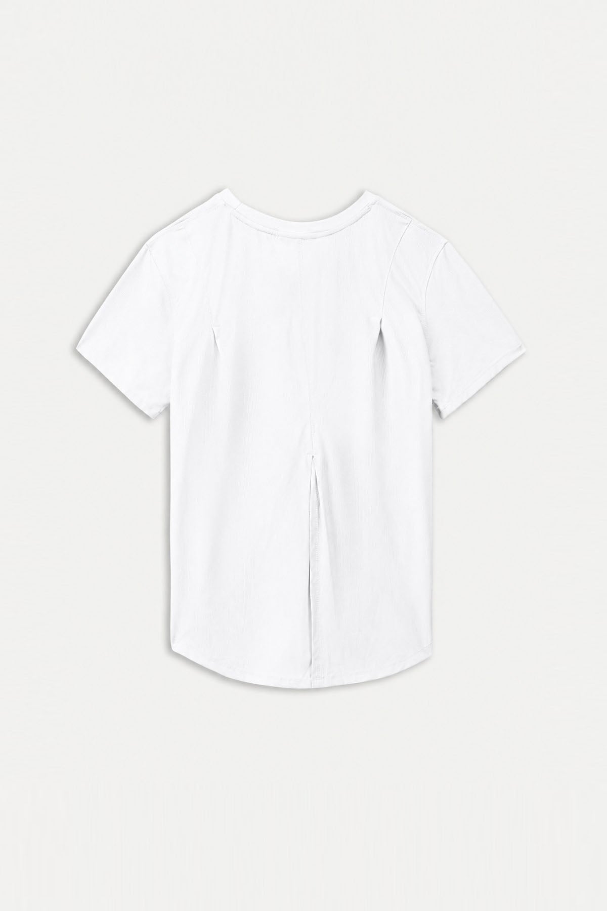 WOMEN SPLIT MESH TEE