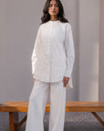 EMBROIDED POPLIN SHIRT
