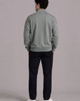 BOXY QUARTER ZIPPER-DOUBLE KNIT