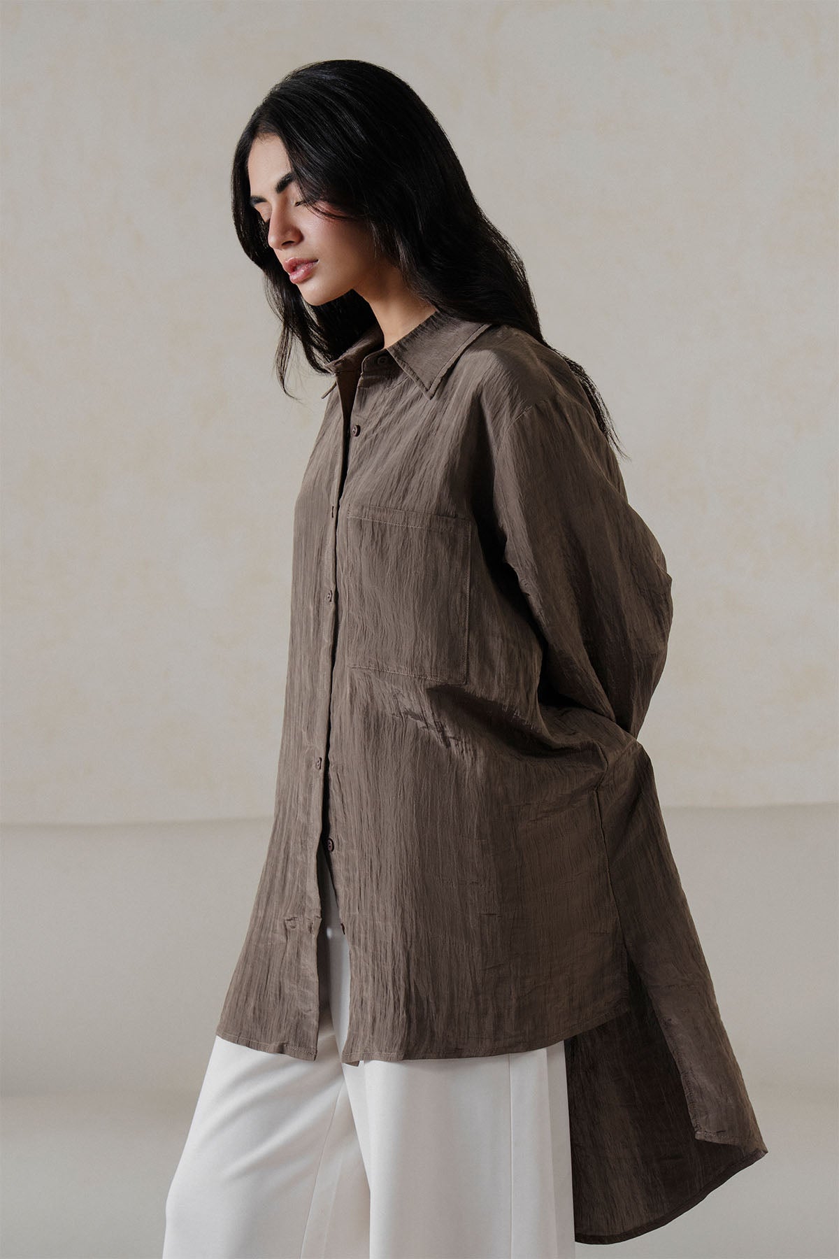 TEXTURED LONG TUNIC