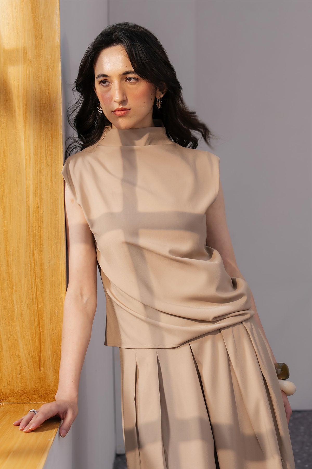 PULL ON WIDE LEG PANTS