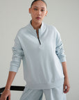 WOMEN HALF ZIPPER- DOUBLE KNIT