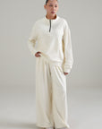 WOMEN HALF ZIPPER- DOUBLE KNIT