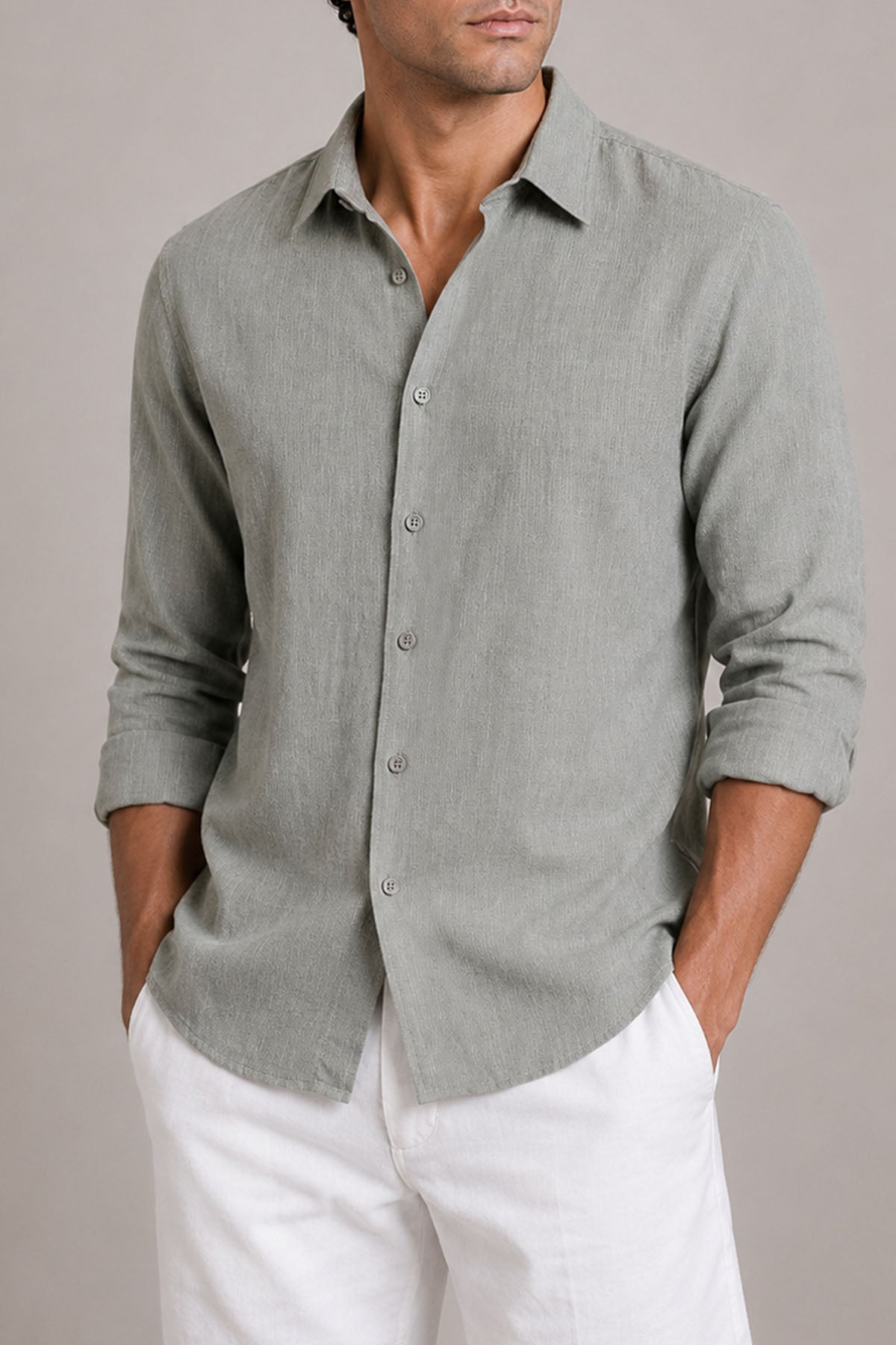 CLASSIC FULL SLEEVE 100% LINEN