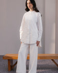 EMBROIDED POPLIN SHIRT