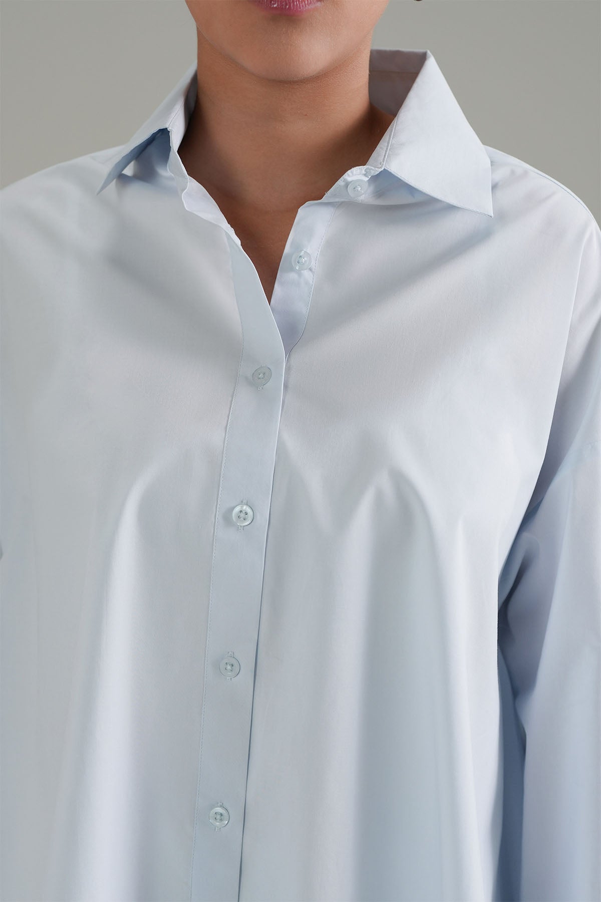 MODAL BLEND COLLAR SHIRT