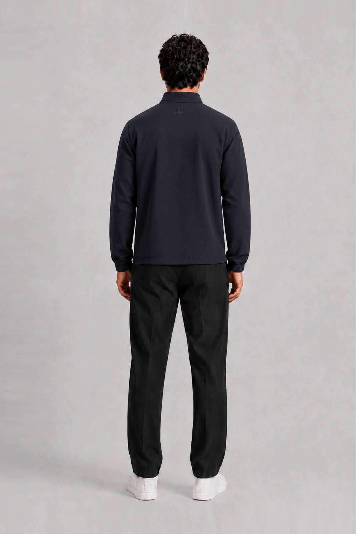 MEN TRAIN QUARTER ZIPPER-RIPST