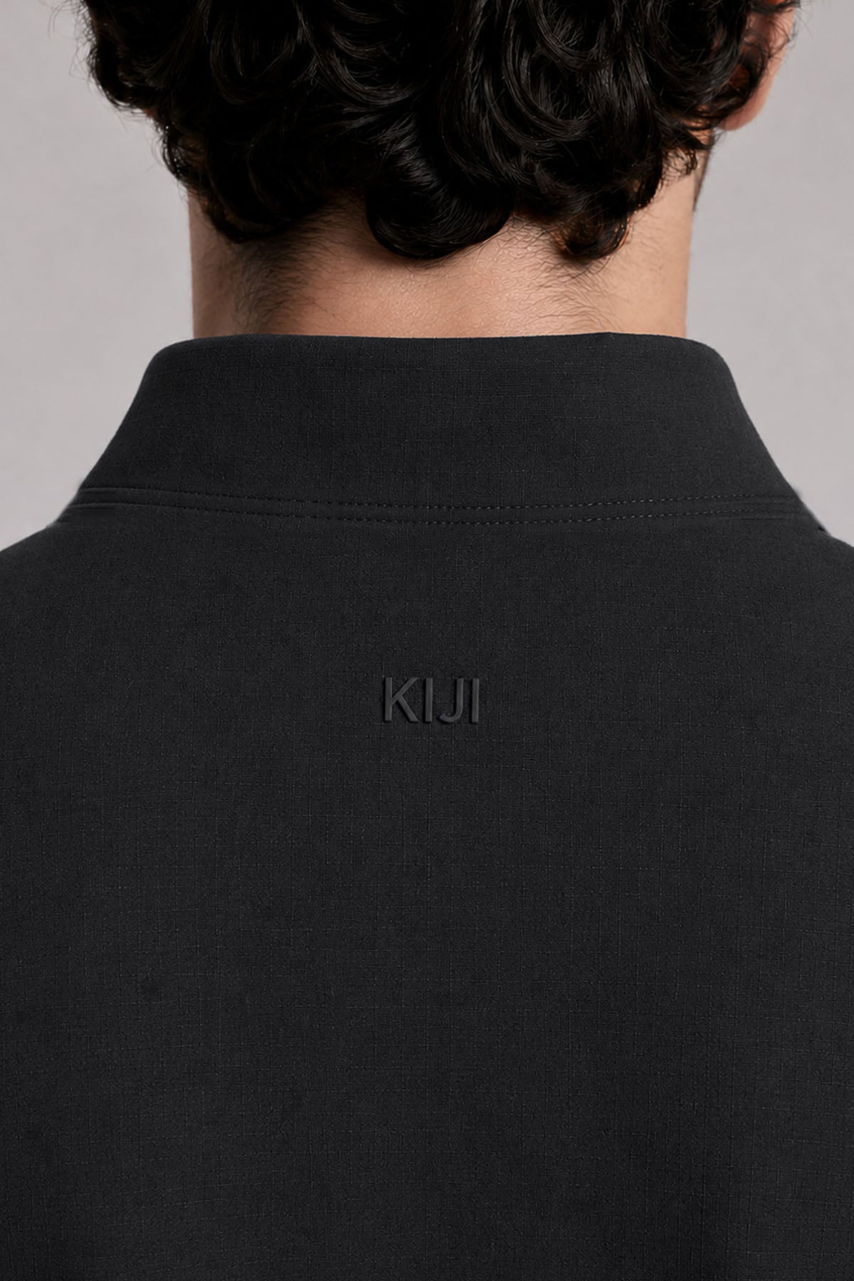MEN TRAIN QUARTER ZIPPER-RIPST