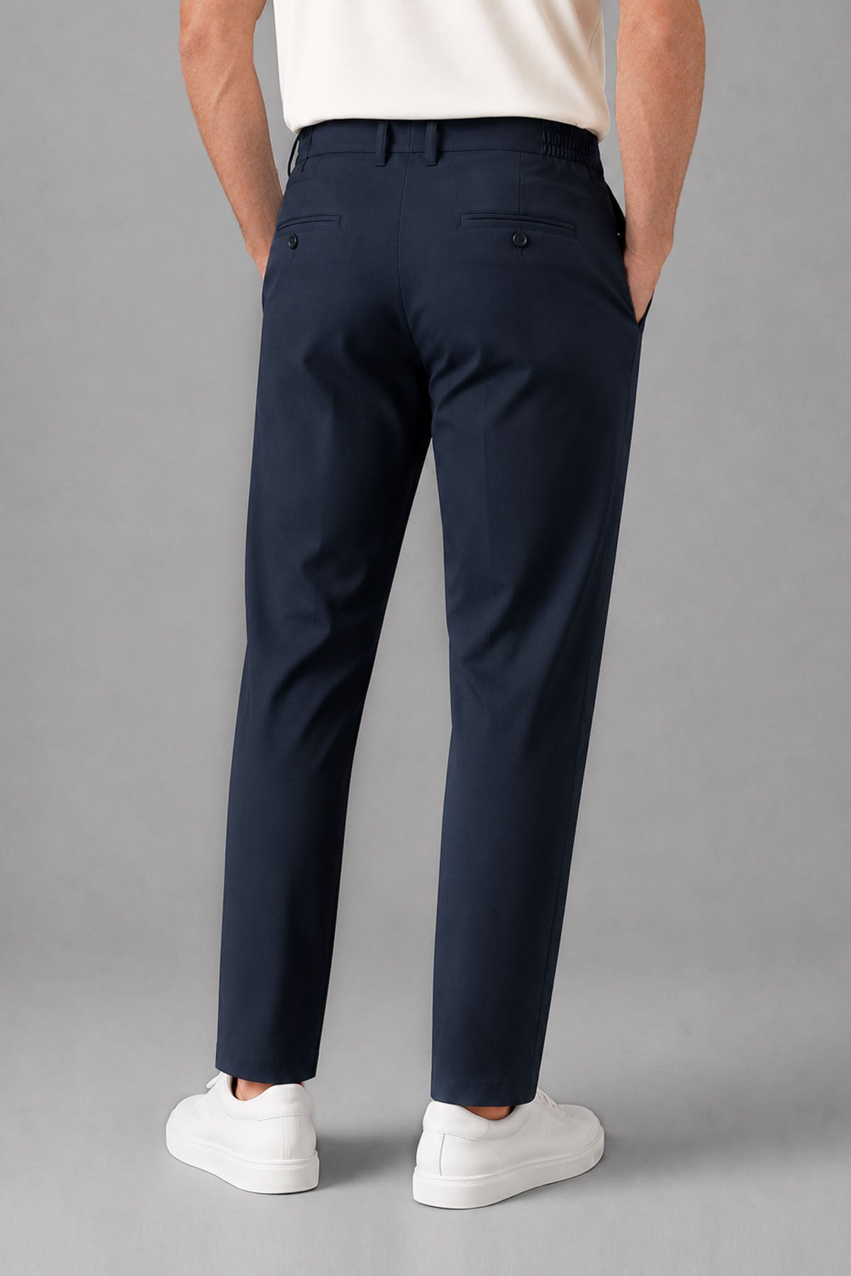 ELASTICATED CHINO REGULAR FIT