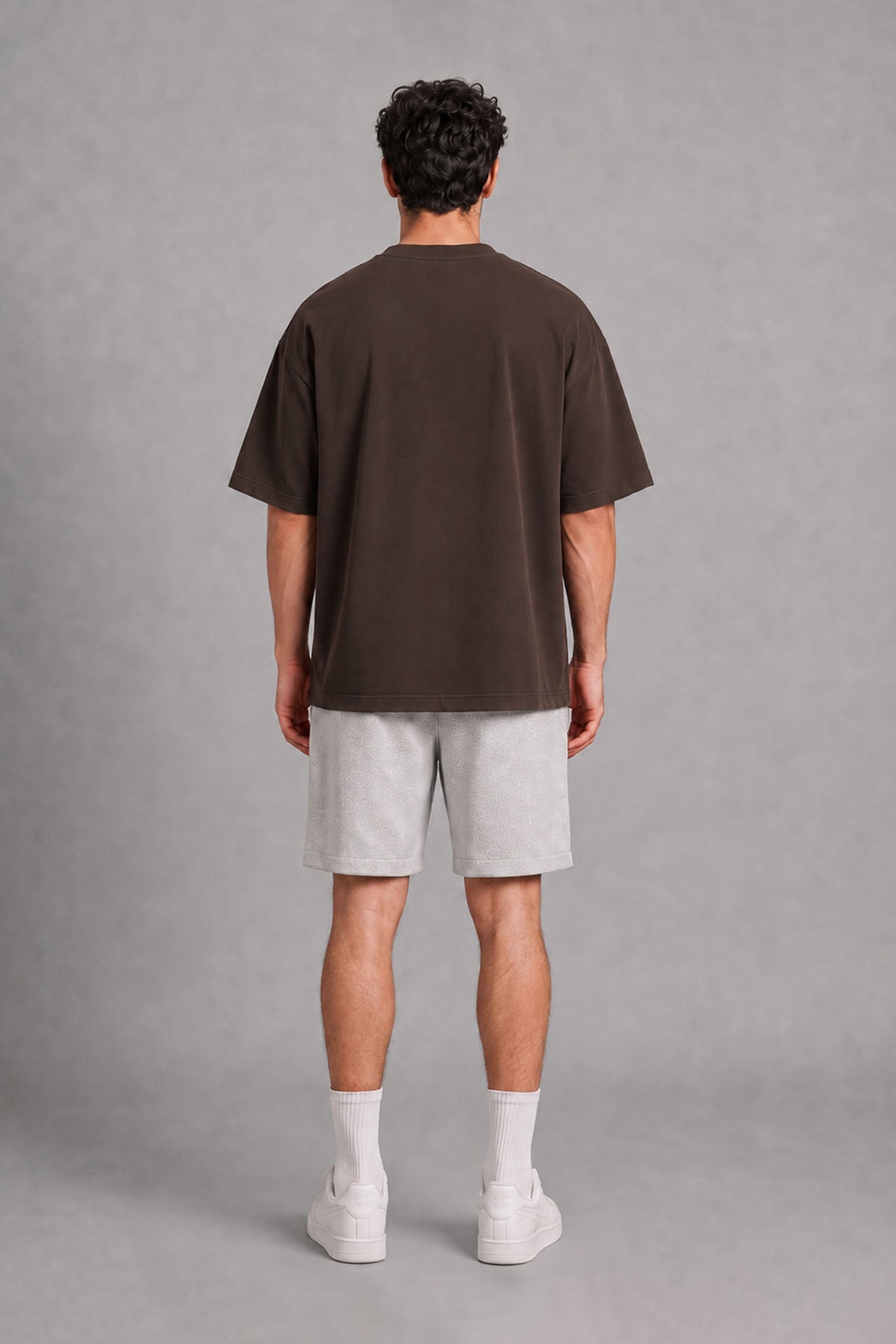 MEN OVERSIZED DOUBLE KNIT T-SHIRT