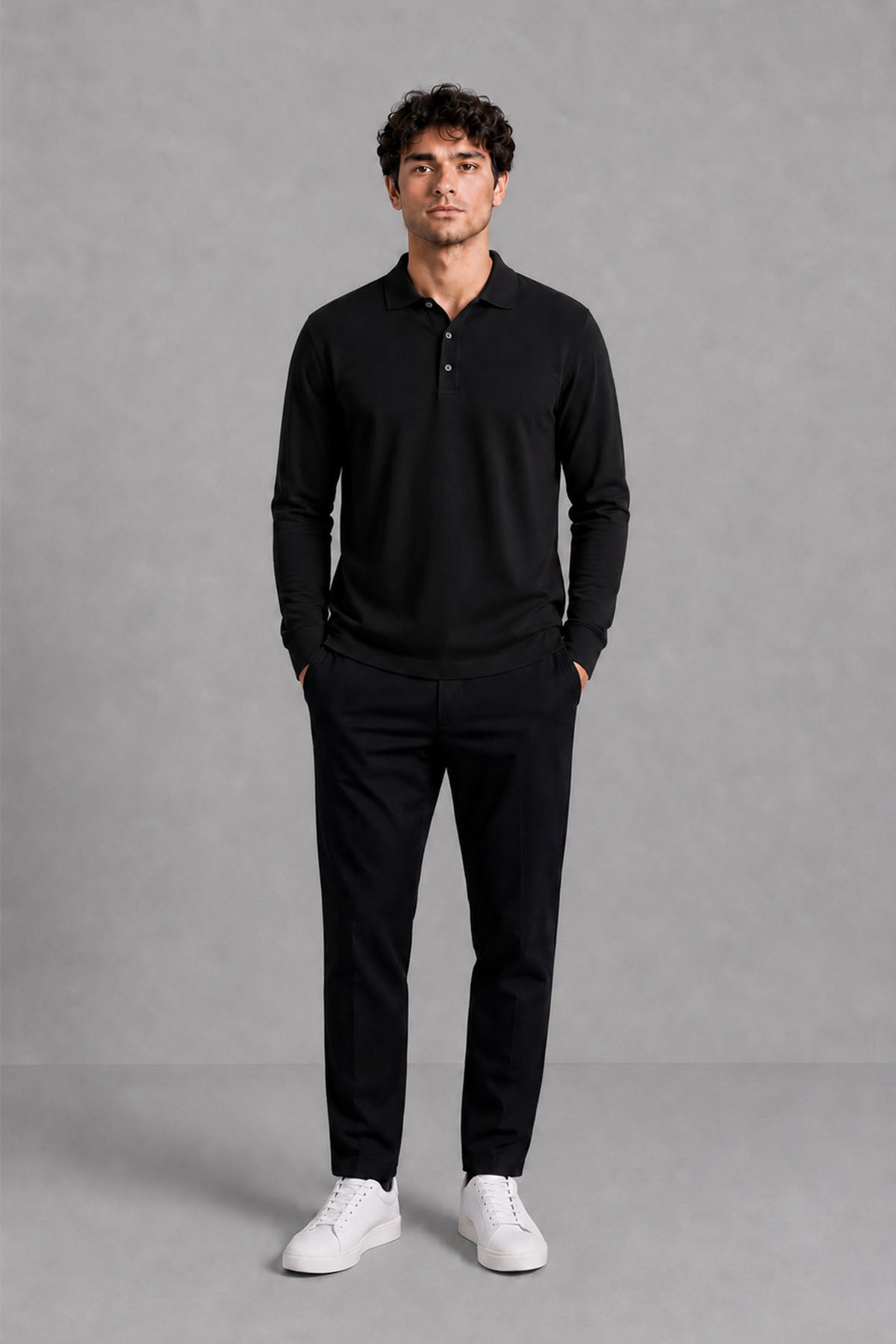 FULL SLEEVE SUPIMA POLO T-SHIRT