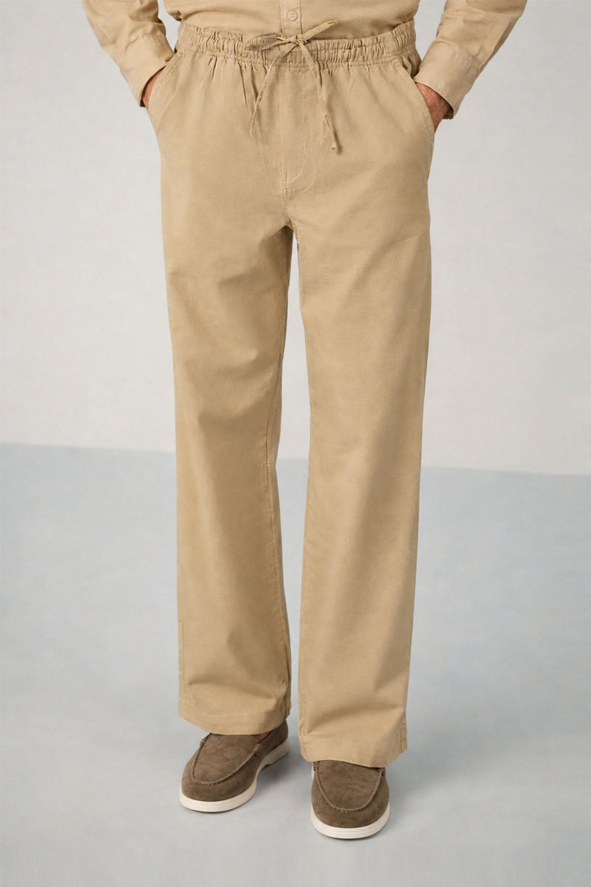 RELAXED LINEN PANTS