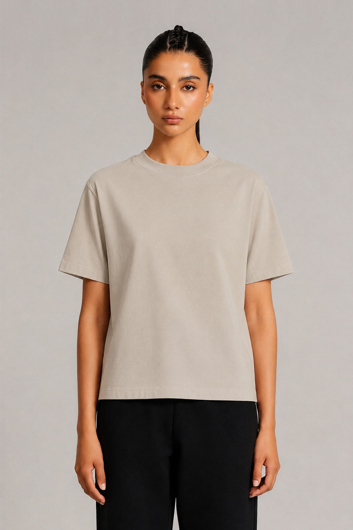 CROPPED T-SHIRT SUMPIMA COTTON