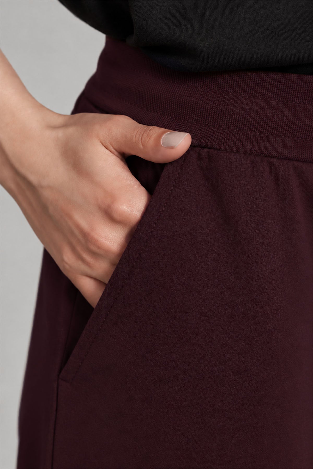 MOVE WIDE TROUSERS-DOUBLE KNIT