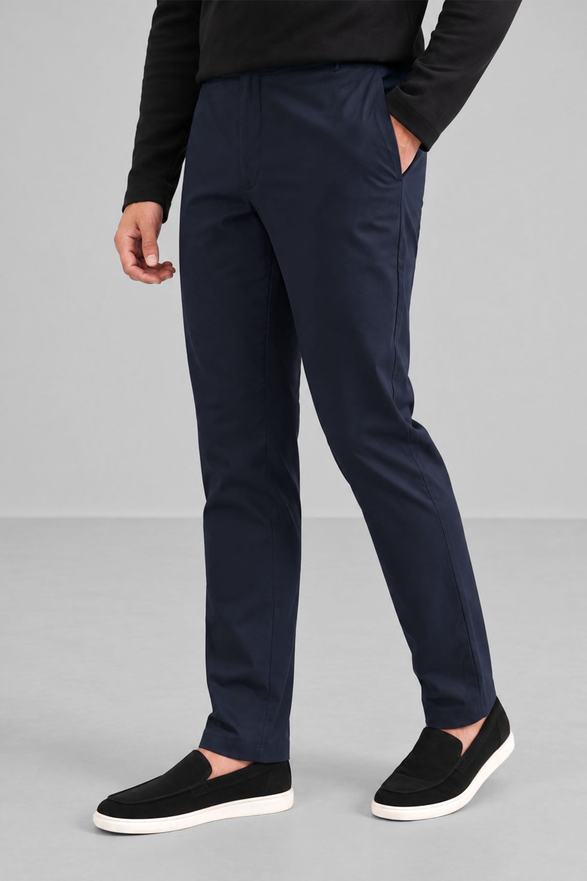 TECH PANT WITH ELASTICATED WAISTBAND-ULTRA LIGHT