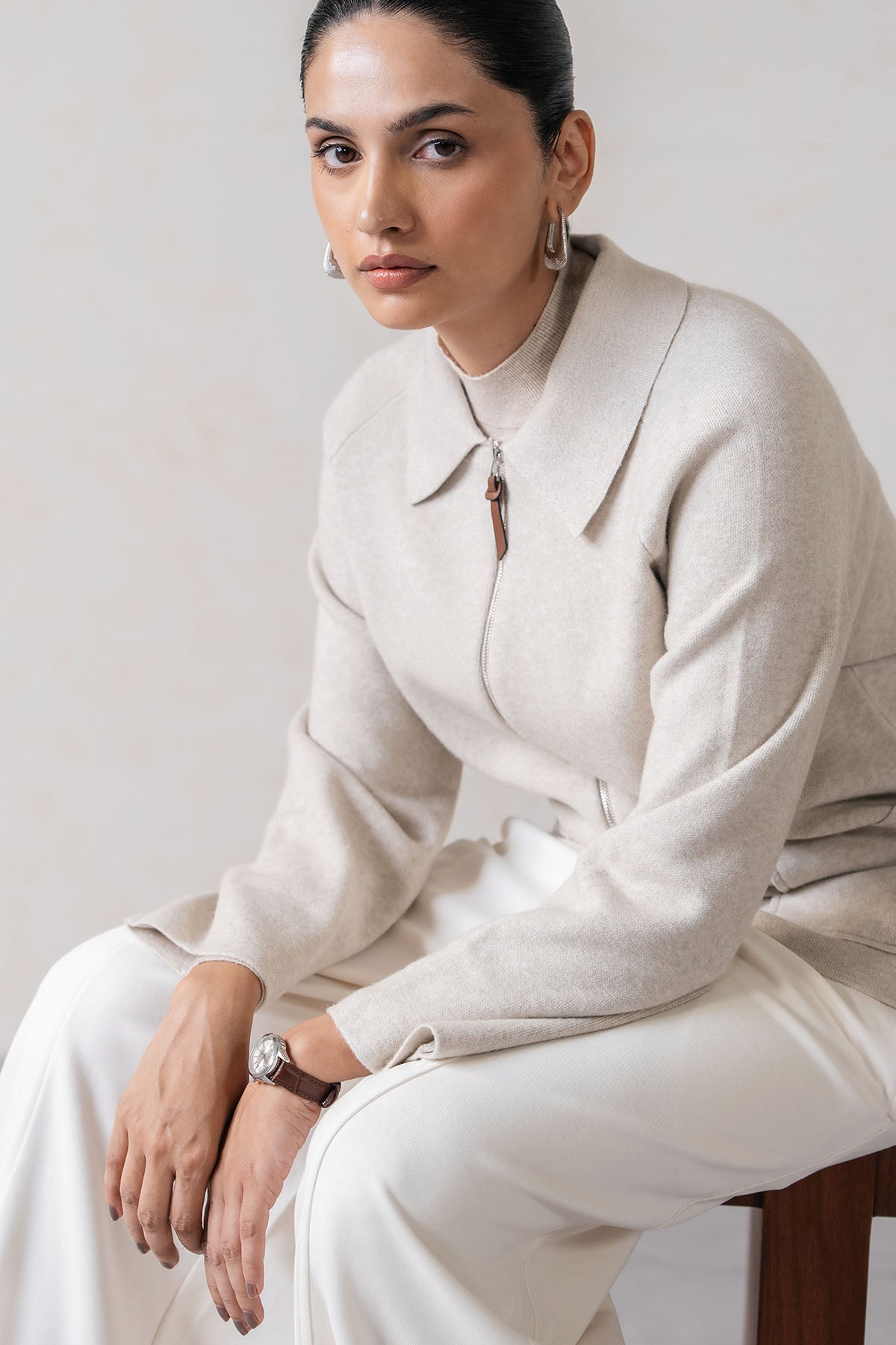 SOFT KNIT ZIPPER