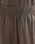 TEXTURED WIDE RELAXED PANTS - CLOUDLUX