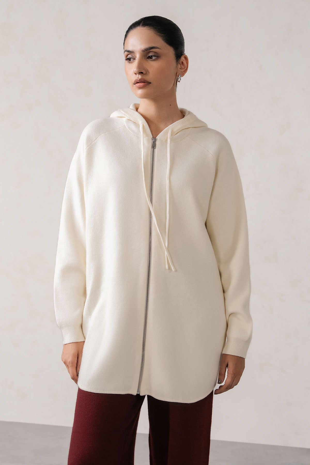 OVERSIZED ZIPPER HOODIE