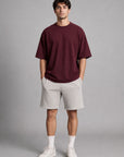 MEN OVERSIZED DOUBLE KNIT T-SHIRT