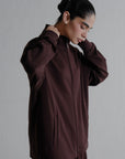 MOCK NECK ZIPPER -DOUBLE KNIT