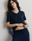 WOMEN V-NECK NIGHTSUIT CLOUDLUX