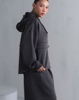 TEXTURED PULLOVER HOODIE-CLOUDLUX