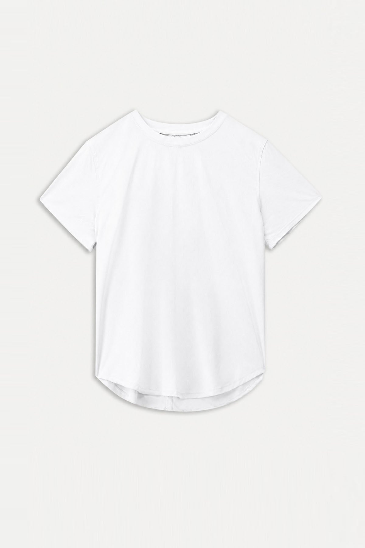 WOMEN SPLIT MESH TEE
