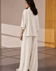 MOCK NECK SIDE SLIT CLOUDLUX