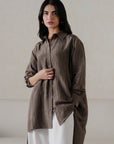 TEXTURED LONG TUNIC