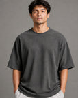MEN OVERSIZED DOUBLE KNIT T-SHIRT