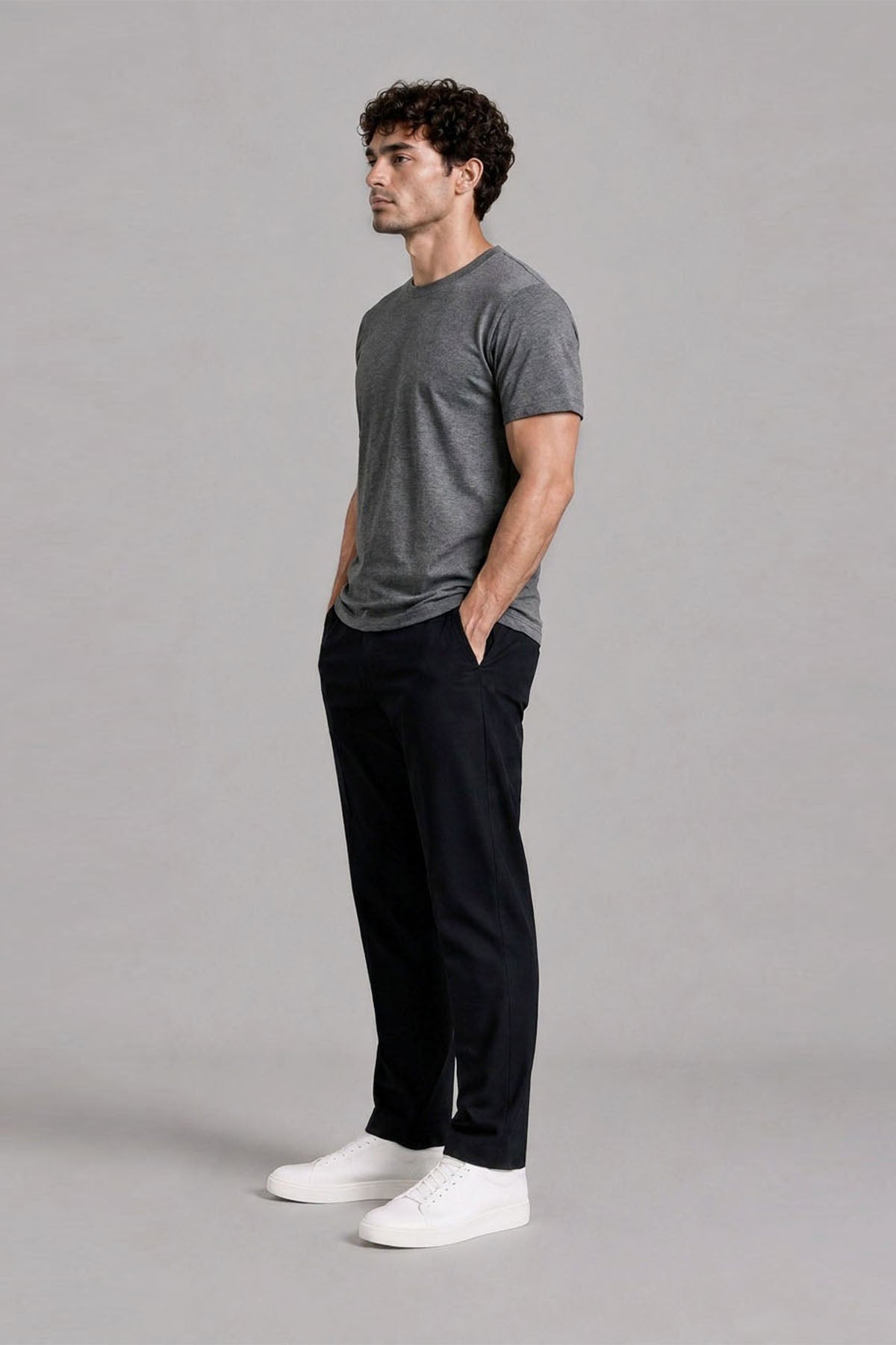 T-SHIRT CREW NECK SUPIMA COTTON