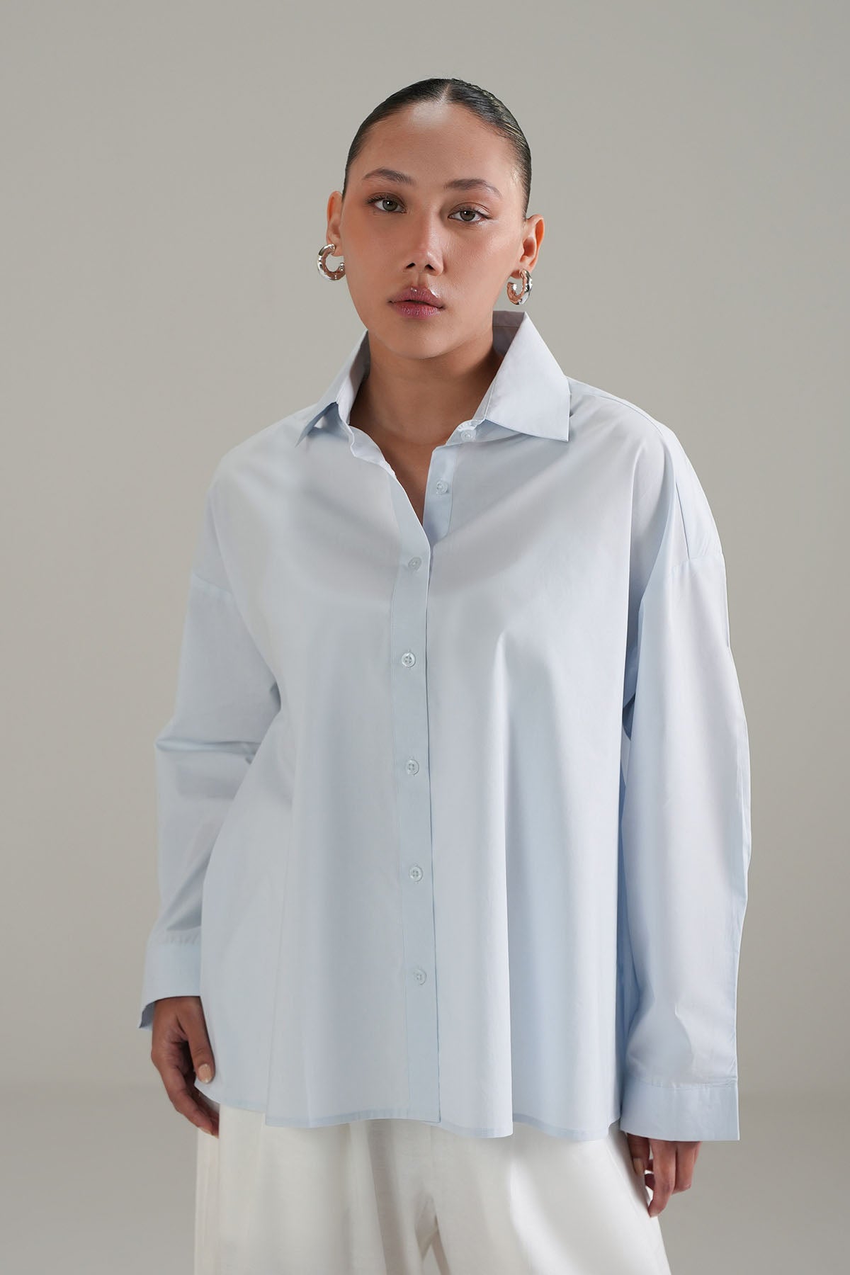 MODAL BLEND COLLAR SHIRT