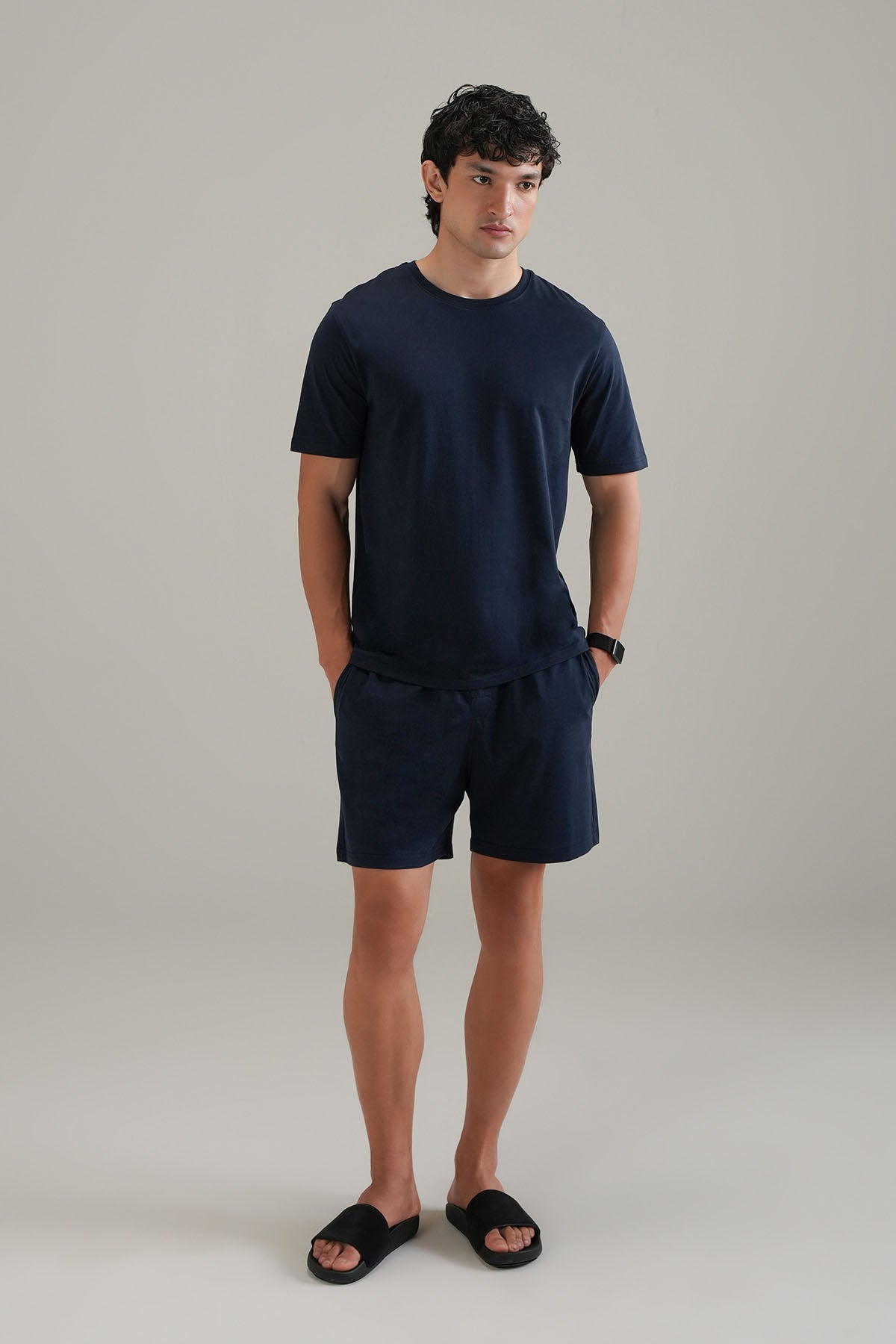 NIGHTSUIT - SHIRT AND SHORTS 100% SUPIMA COTTON